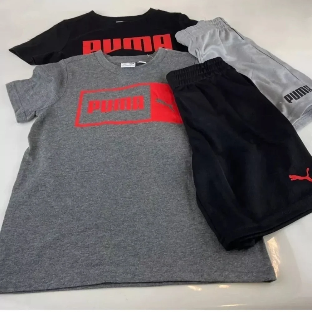 PUMA Youth 4-piece Set Small 7/8 - Picture 1 of 10